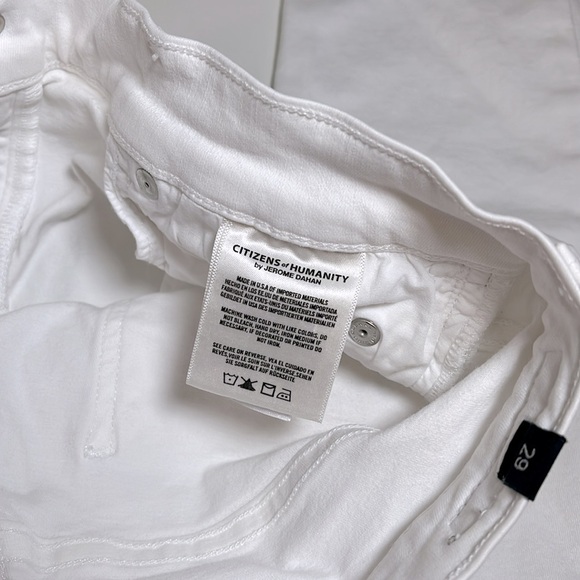 💚Citizens of Humanity by Jerome Dahan Women’s White Skinny Jeans, Size 29 - Picture 8 of 10